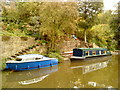 Boats on the canal near Riddlesden