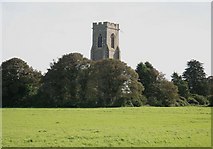 TG4124 : Hickling church across the field by roger geach