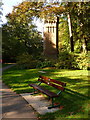 Bournemouth: bench by the water tower