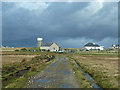 Approach to Suainebost from the peat moors