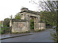 NS5870 : Entrance to Lambhill Cemetery by G Laird
