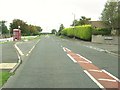 Bus stop on the A77