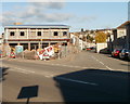 Construction site on the corner of Junction Road and Caerleon Road, Newport