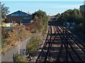 Railway track from Woodbourn Road bridge