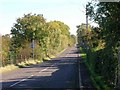 View down B4451 towards Deppers Bridge