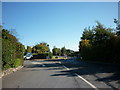 The entrance to Hillhead Caravan Site