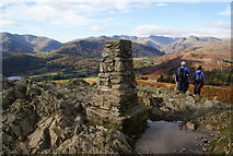 NY3405 : Trig point on Loughrigg by Bill Boaden