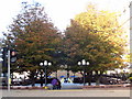 Autumn colour in Cabot Square