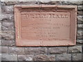 SO2914 : Memorial Stone, former Drill Hall, Abergavenny by Jaggery
