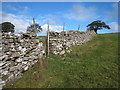 Stile and stone wall near Hell Holes