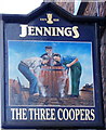 Sign for the Three Coopers