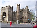 Caernarfon Castle from the east