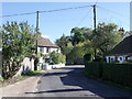 Village lane in Newchurch, Kent