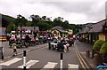 Outside the station at Llanberis