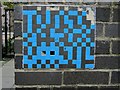 NZ2564 : 'Space Invader', Saville Row by Andrew Curtis