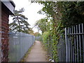 A footpath leading to Bottesford