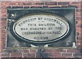 Date stone on the former Churwell poor house