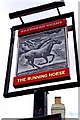 The Running Horse (2) - sign, 38 Bridge Street