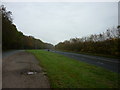 Looking up the A614 from High Plantation