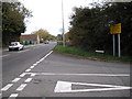 The A370 at the junction with Puxton Lane