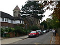 West Temple Sheen approaching Christchurch Road