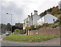 Houses on the junction of West Street and the B3227, Wiveliscombe