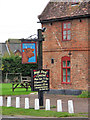 TG2200 : The Dun Cow public house - pub sign by Evelyn Simak