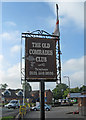 The Old Comrades Club (2) - sign, 50 Oldbury Road