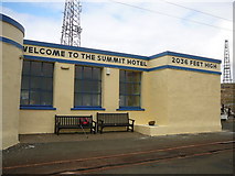 SC3987 : Summit cafe on Snaefell by Colin Park