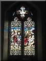 NY8355 : St. Cuthbert's Church, Allendale - stained glass window (3) by Mike Quinn