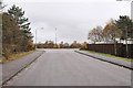 Road into Blar Mhor Industrial Estate