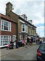 A busy scene outside The Lord Nelson