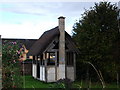 Demonstration timber building at Ty-Mawr