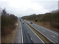 M61, looking north from Bury New Road bridge