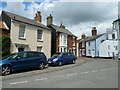 Parked cars in Trinity Street