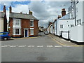 Looking from Trinity Street towards the brewery