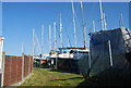 Boats by the Saxon Shore Way