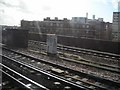 World War II machine gun nests on the railway line near Clapham Junction.