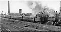 WD 2-8-0 on empty coach train at Kirkham & Wesham