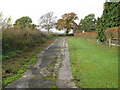 Disused road west of the B2133