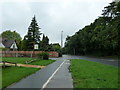 Approaching the junction of The Crescent and Guildford Road