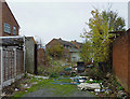 Derelict site in Blakenhall, Wolverhampton