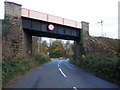 Railway overbridge on the WSR, near East Combe