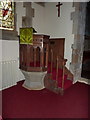 NU2415 : The Parish Church of St Peter and St Paul, Longhoughton, Pulpit by Alexander P Kapp
