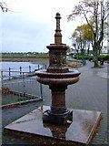NS2577 : Cardewell bay fountain by Thomas Nugent
