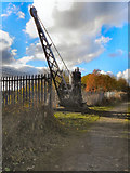 SD7606 : Manchester, Bolton & Bury Canal: Mount Sion Steam Crane by David Dixon