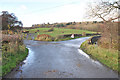 Road junction near Barraston