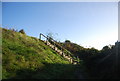 Steps up the embankment, Kemsley