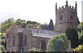 Church behind Lanhydrock House