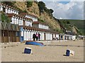 Beach huts at Swanage